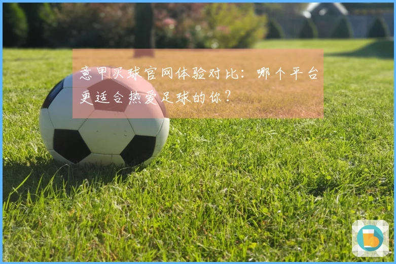 意甲买球官网体验对比：哪个平台更适合热爱足球的你？